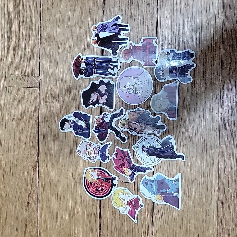 NWOT Fullmetal Alchemist Stickers